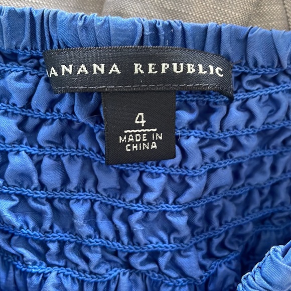 Banana Republic Blue Silk Halter Mini Dress - Picture 8 of 9